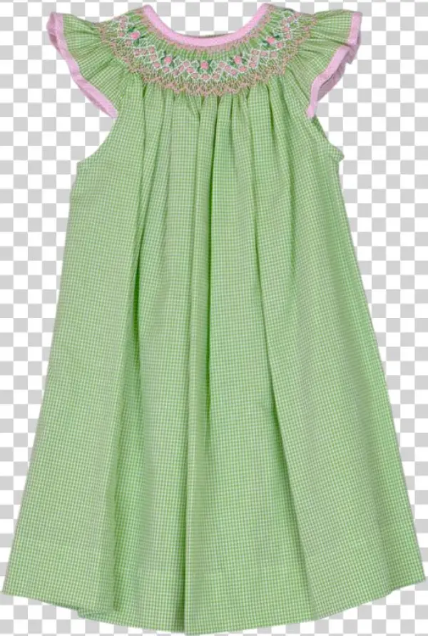 This Is A Beautiful Bishop Dress With A Classic Geometric - Day Dress