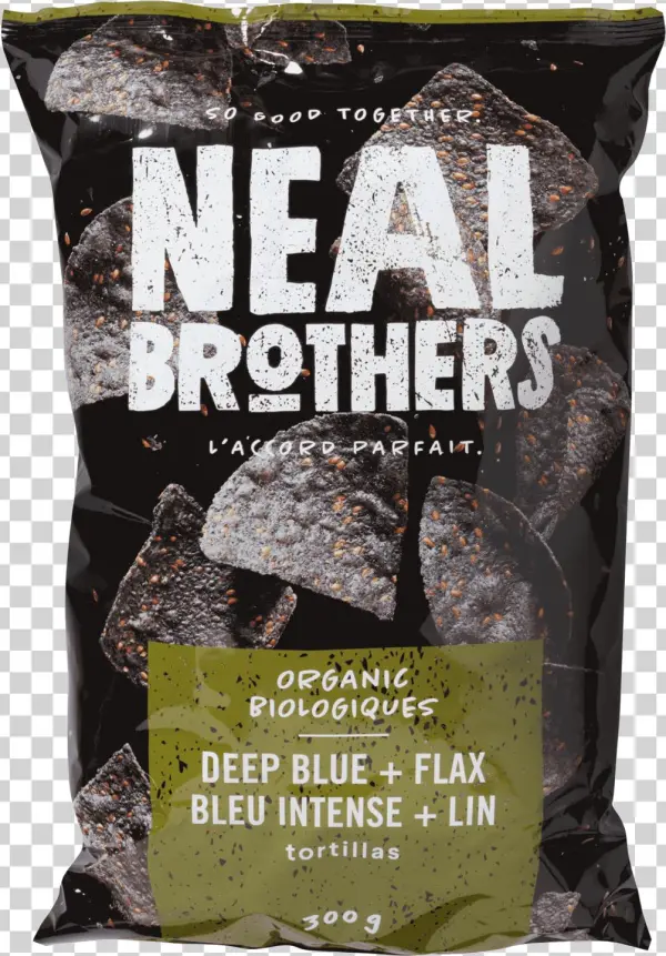 Tortillas Organic Blue With Flax, 300g - Neal Brothers Tortillas Organic Blue With Flax