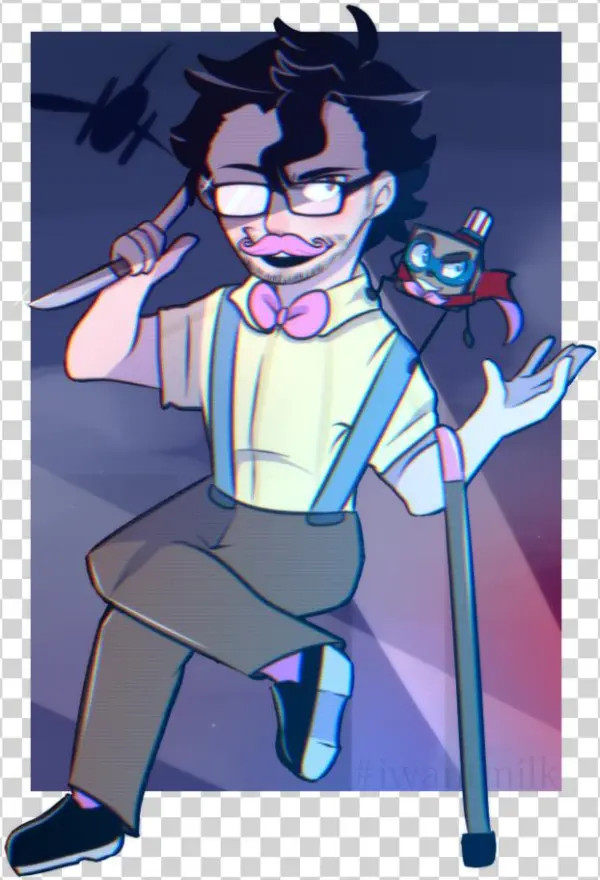 Wilford Warfstache By Datweirdowholuvsmilk - Jacksepticeye