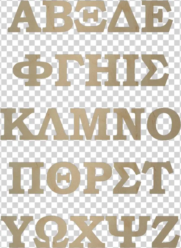 Wooden Greek Letters Crafts - All Men Want [book]