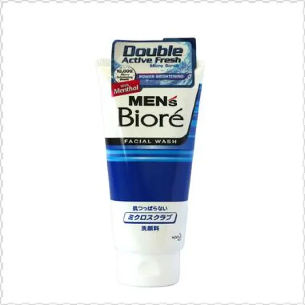 Biore Men Active Cool Scrub Face Cleanser - Biore