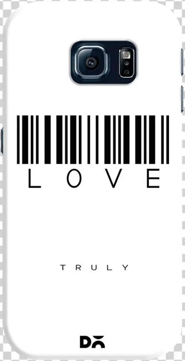 Dailyobjects Barcode Love Truly White Case Cover For - Love Throw Pillow Cover With Insert (16" X 16") By