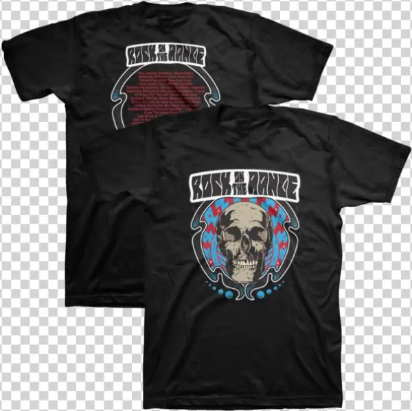 Deco Skull Tee Black - Nirvana T Shirt Original