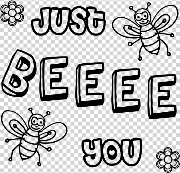 Free Just Be You Coloring Page - Dad To Be Mousepad