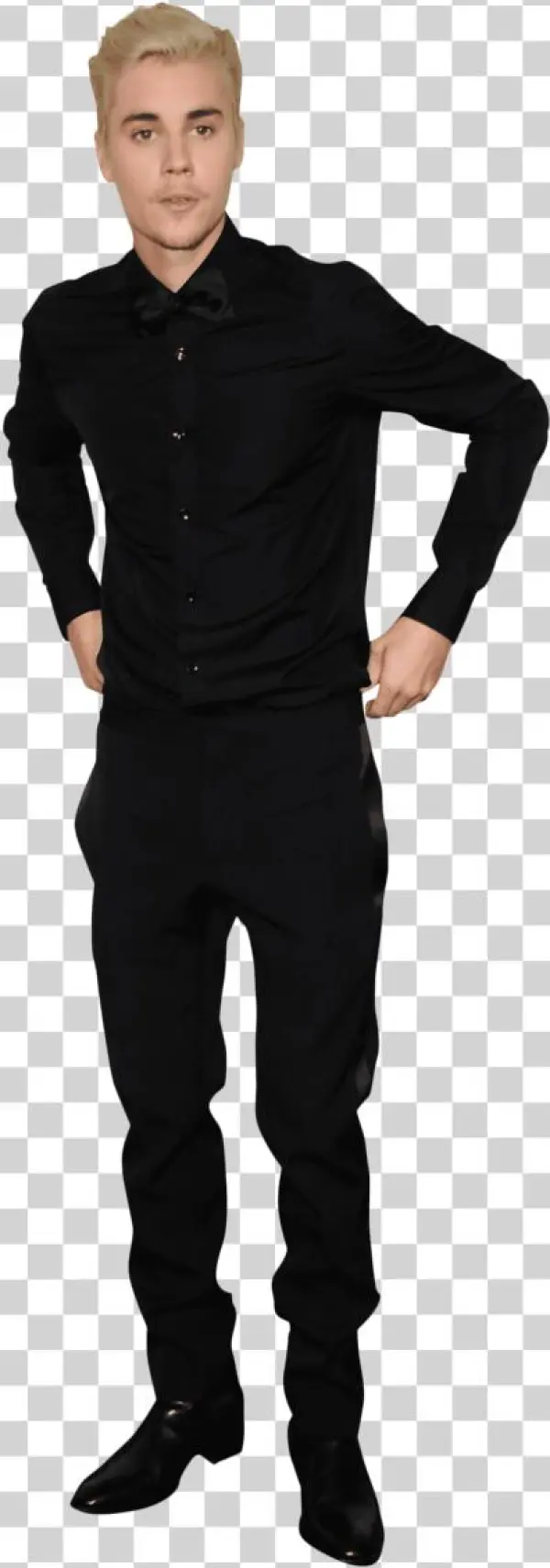 Free Png Justin Bieber In Black Png Images Transparent - Portable Network Graphics