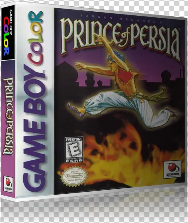 Gameboy Color Prince Of Persia Game Cover To Fit A - Nintendo Prince Of Persia