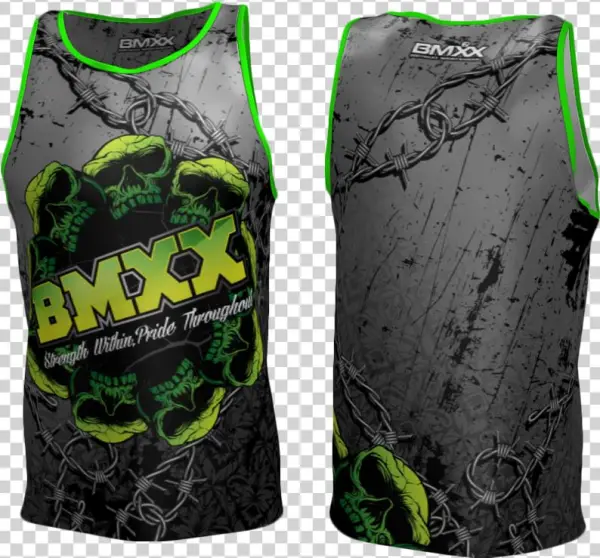 Green Skull Tank Top - Vest