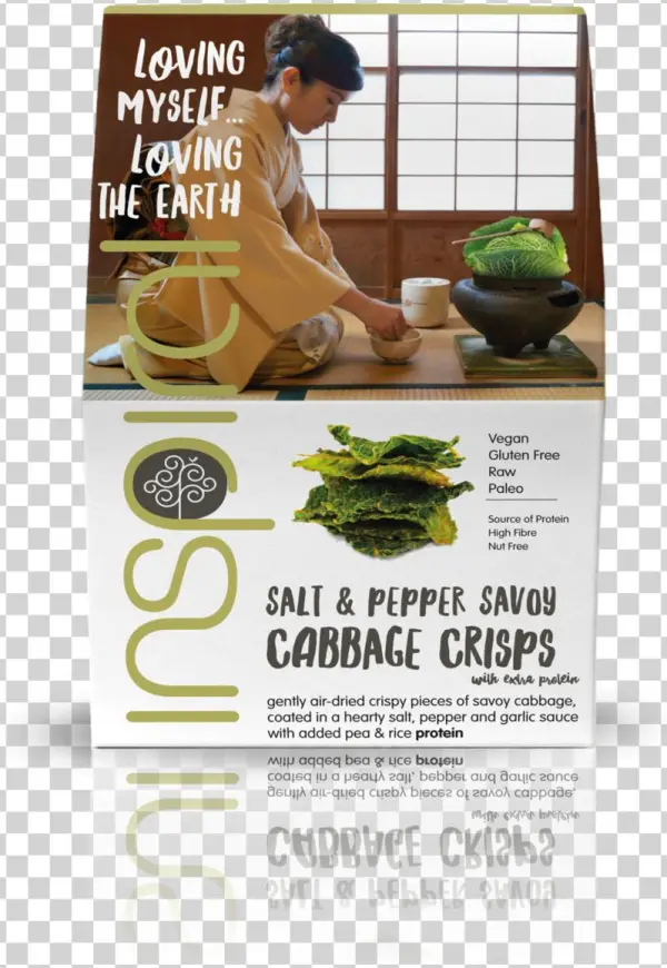 Inspiral Organic Sweet Chilli Black Kale Crisps 40g