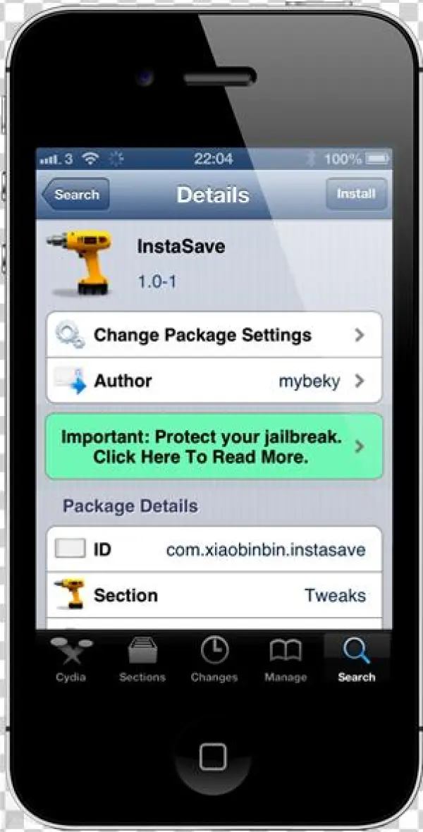 Instasave - Save Button Iphone App