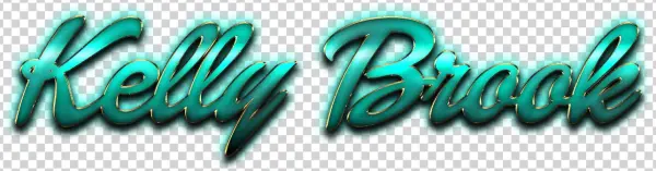 Kelly Brook Name Logo Png - Emblem