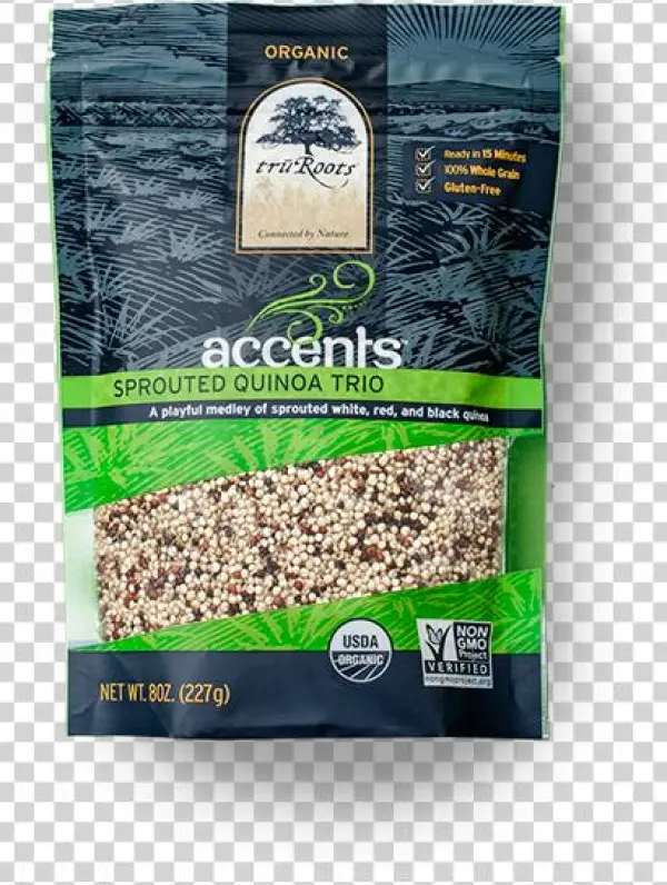 Organic Accents Sprouted Quinoa Trio - Truroots Sprouted Quinoa - 8oz
