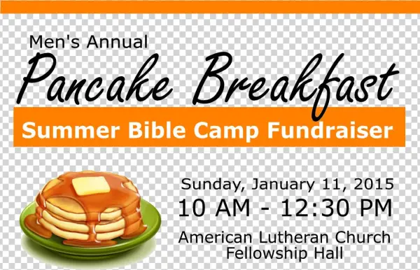 Pancake Breakfast 2015 Summer Bible Camp Fundraiser - Pancakes Keychain, Adult Unisex, Size: 2.25", Green/pink/green,