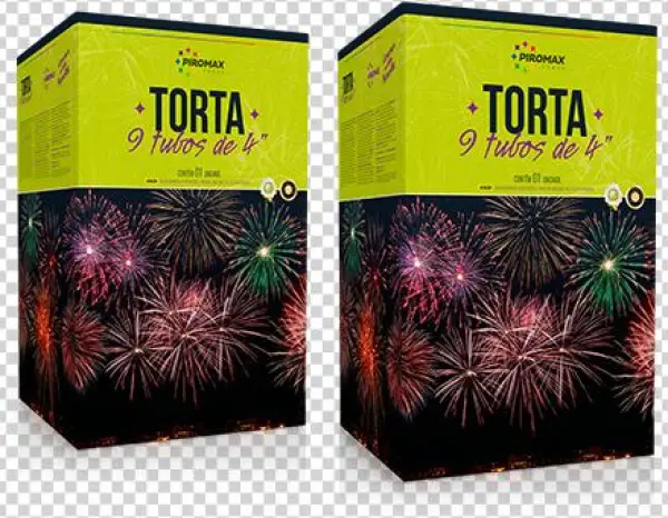 Torta De 4″ Com 9 Tubos - Pipe