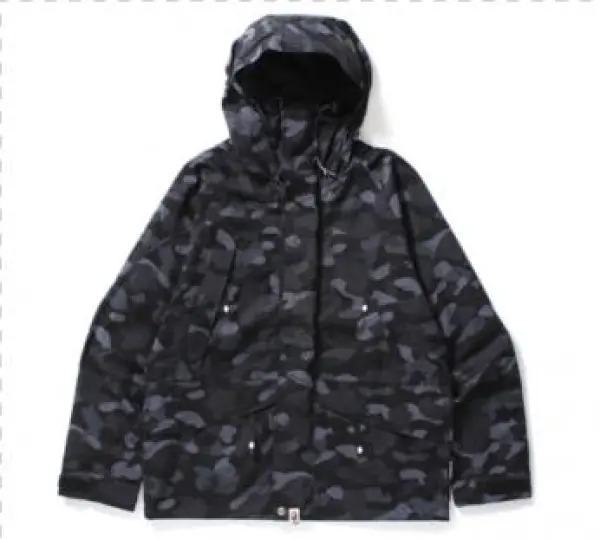 Bape Dot Camo Snowboard Jacket "black" - Hood