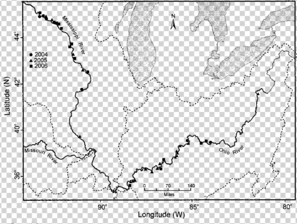 Distribution Of Echinogammarus Ischnus In The Upper - Mississippi River