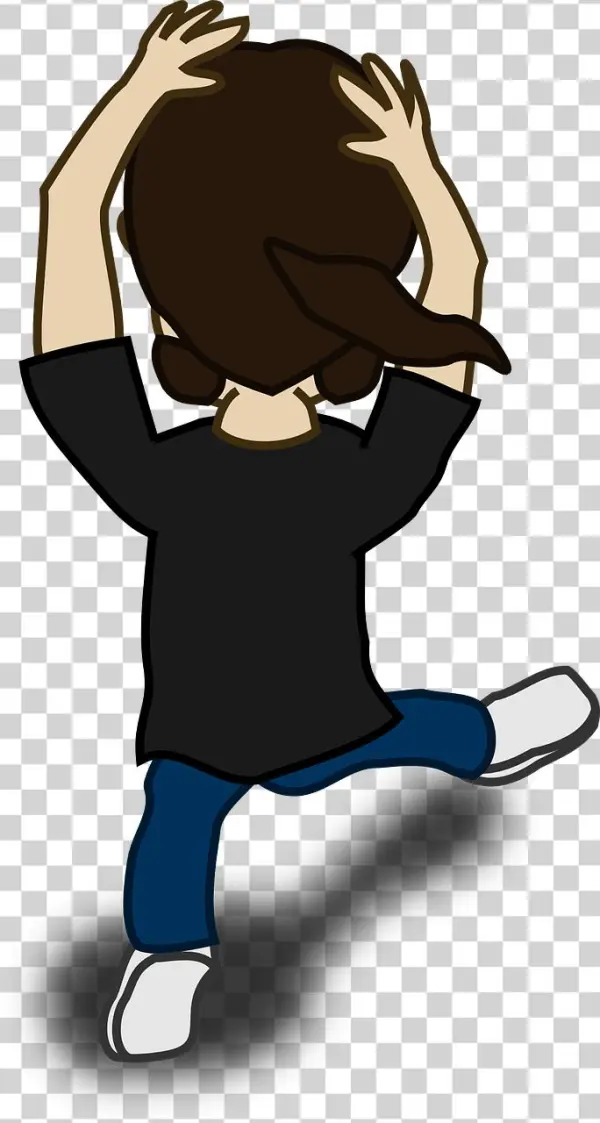 How To Set Use Comic Character Dancing Svg Vector