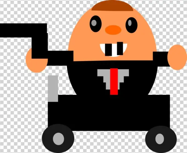 James Bond Drawing The Man With The Golden Gun - Clip Art