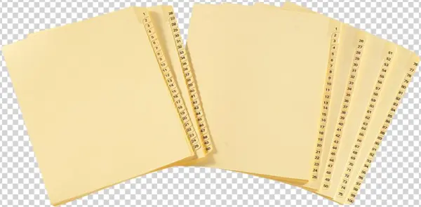 Legal Exhibit Dividers A-z - Wallet