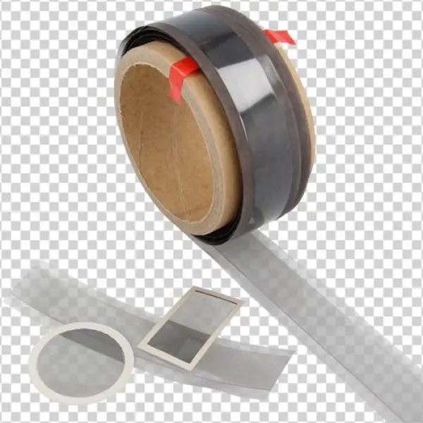 Mesh Foil With Flying Mesh On Sides On Roll - Transparent Electrically Conductive Tape