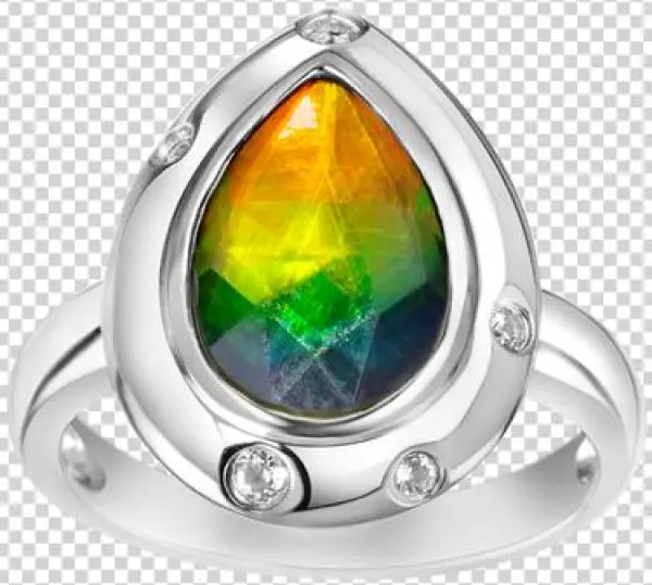 Nora Sterling Silver Topaz Ring By Korite Ammolite - Korite