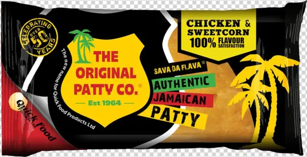 Patty Packet Png For Home Banner Smaller - Jamaican Patty Company