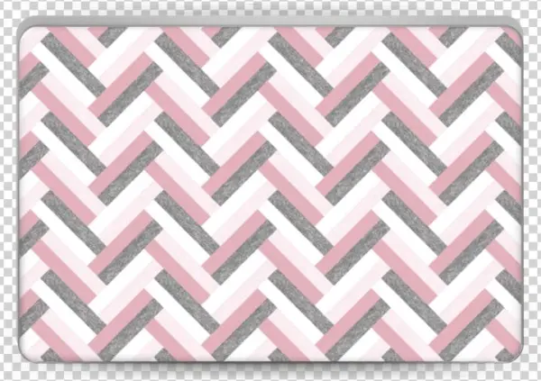 Pink White Grey Pattern - Computer