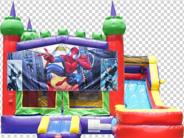 The Spiderman Combo Bounce House Will Invite Your Guest - The Incredibles