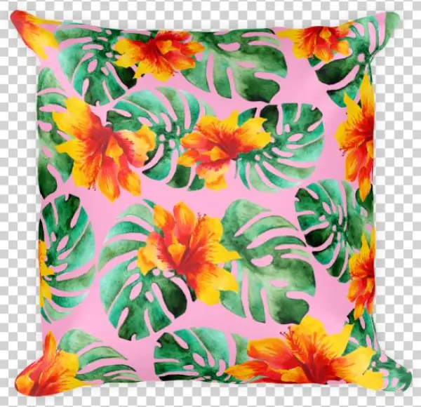 Tropical Monstera Bloom Pillow - Monstera Laptop Sleeve - 13"
