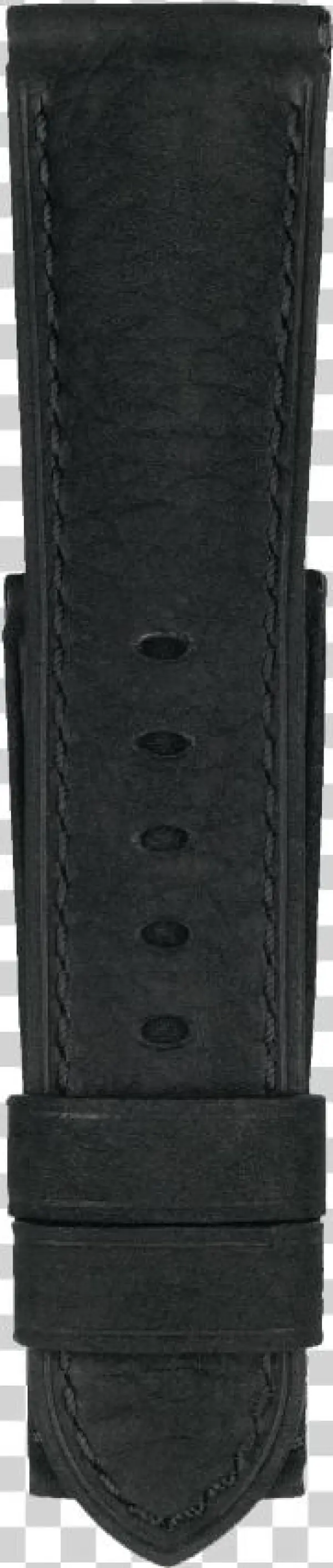 Waterbuffalo Black Black Stitching - Strap