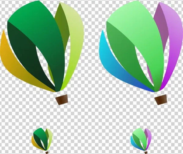 Wikivoyage Fantasy Balloon Logo3 Pastel Comparison - 14 August Balloon Png