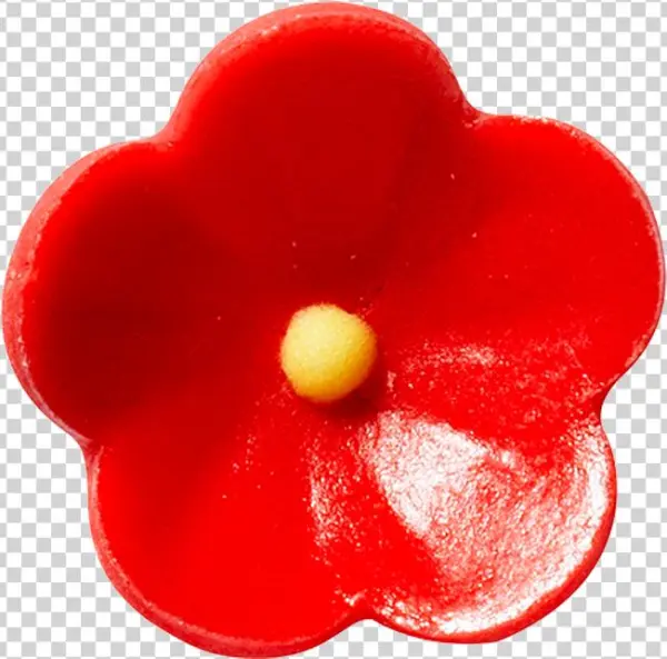 Almond And Sugar Flowers Red - Almond