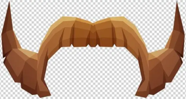 Handlebar Mustache - Horn
