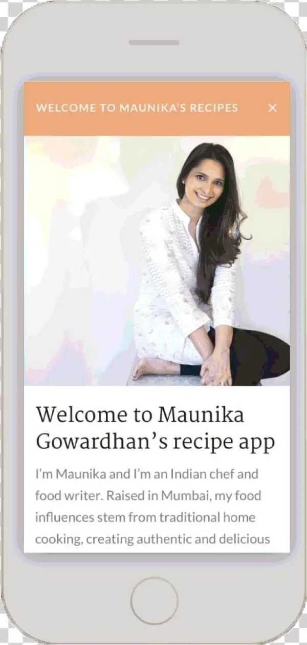 Maunika's Indian Recipes App - Iphone