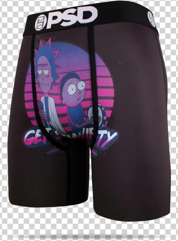 Official Rick & Morty Get Schwifty Print Men's Boxer - Undergarment