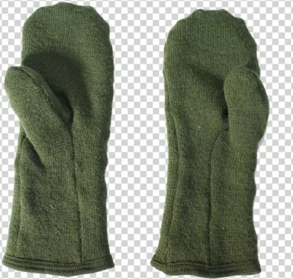 Woolpower 400g Merino Mittens, Green - Merino