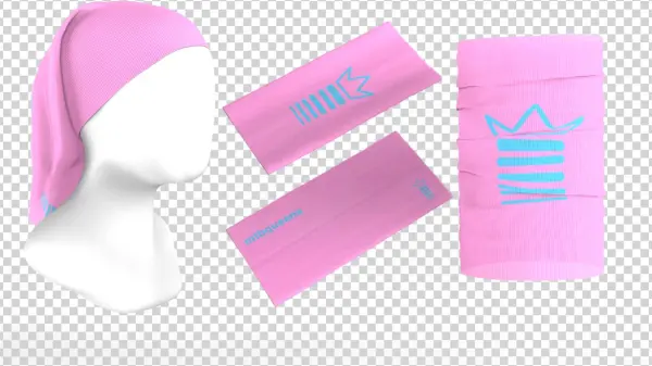 Bandana Coroa Rosa - Blue