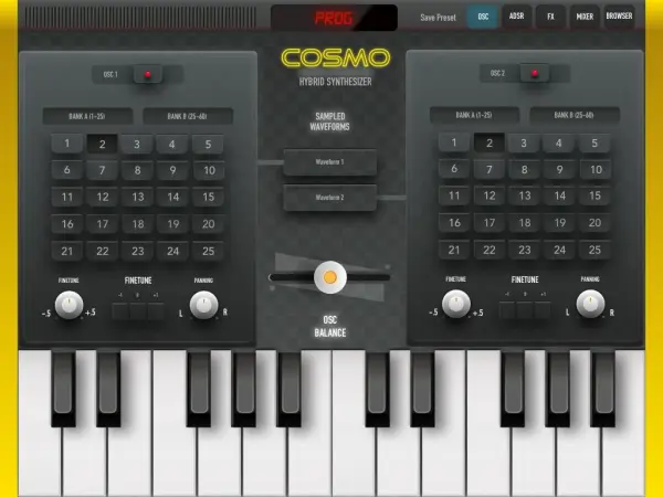 Cosmo Hybrid Synthesizer Ios App For Ipad - Dribbble