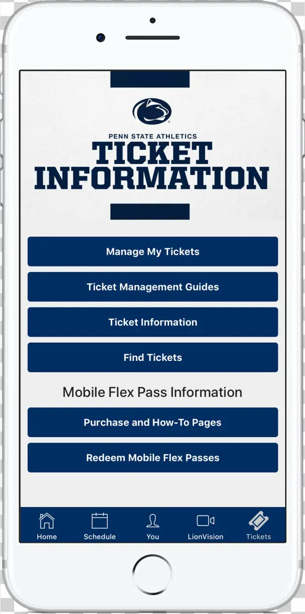 Go To The Penn State Athletics App On Your Iphone Or