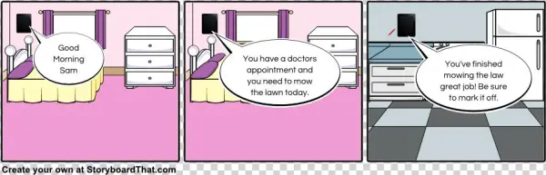 Home Reminder - Cartoon