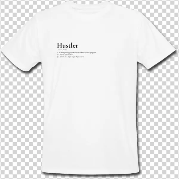 Hustler Dictionary Style Organic White T Shirt Men's - Cigarette T Shirt