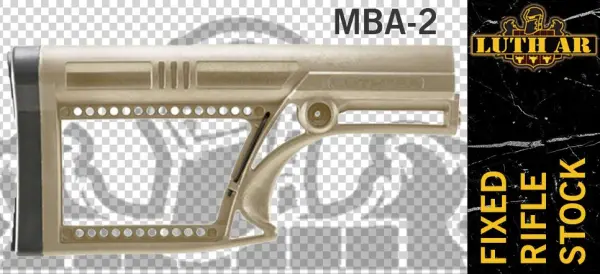 Luth Ar Mba 2 Fixed Rifle Stock Fde - Rifle