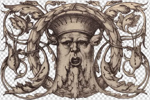 Manneristic Grotesques And Ornaments