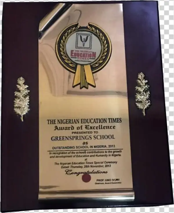 Outstanding School In Nigeria - Document