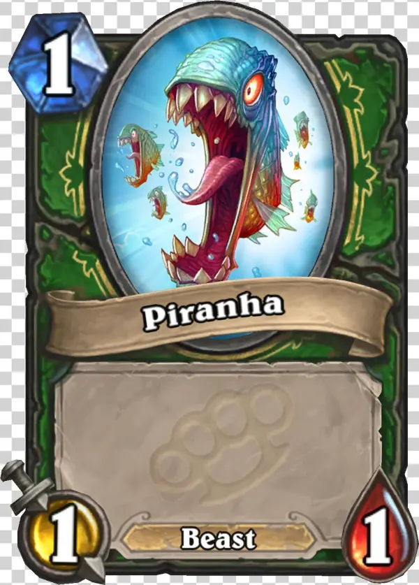 Piranha - Hearthstone Weapon Cards