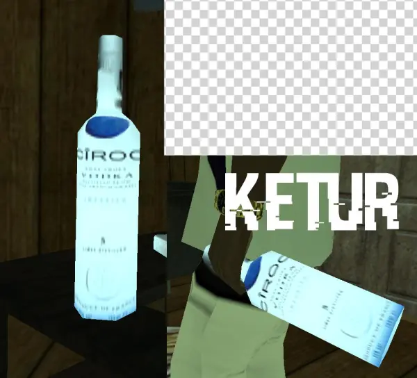[rel] Ciroc Bottle Ketur - Glass Bottle