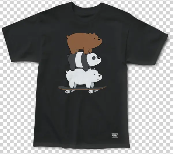 We Bare Bears Stacked Tee - Anime Bears Cosplay Hoodie Jacket Hooded Sweatshirt