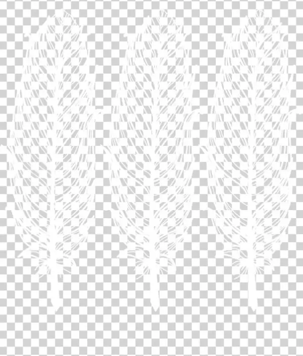 White Feather - Wordpress Logo White Png