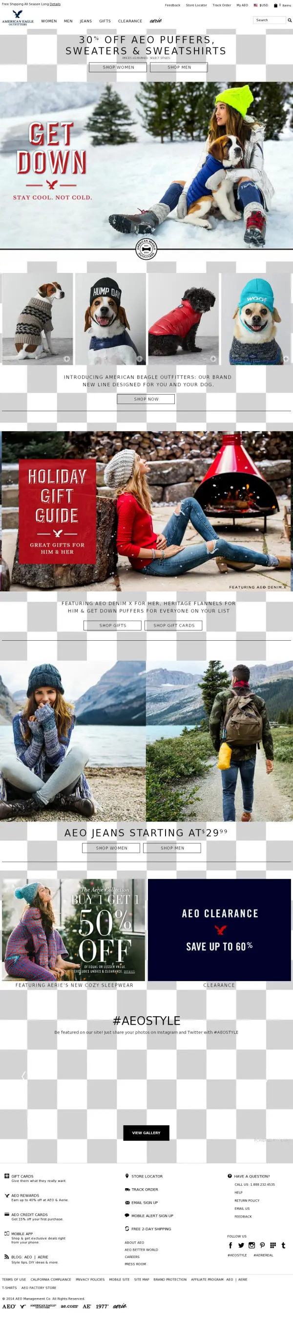 American Eagle Outfitters Competitors, Revenue And - Vacation