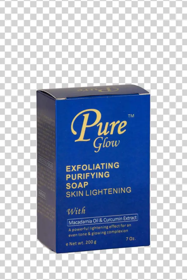 Pure Glow Exfoliating Soap Skin Lightening 7 Oz - Pure Glow Exfoliating Purifying Skin Lightening Soap