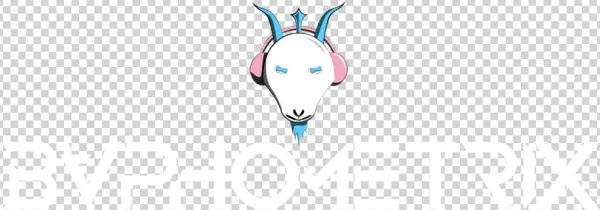 Baphometrix Logo Typeset Stacked Orig 2400 X 300 White - Graphic Design